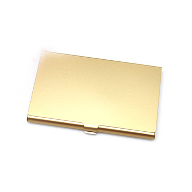 Men's Business Card Case Stainless Steel Aluminum Business Card Holder Metal Box Cover