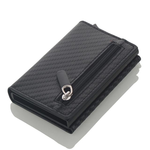 2020 Multifunction Card Holder Wallets PU Leather RFID Credit Card Holders Aluminum Alloy Business Bank ID Card Protector