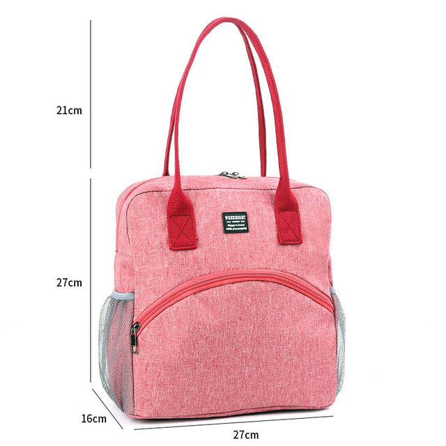 Insulated Lunch Bag For Women And Kids Oxford Lunch Bag Large Capacity Picnic Bag Tote Bag Lunch Bag