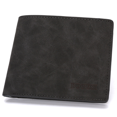 New Fashion Men Wallets Leather ID Card Holder Coin Purse Clutch Pockets With Zipper Men Wallet With Coin Bag Gift 2022