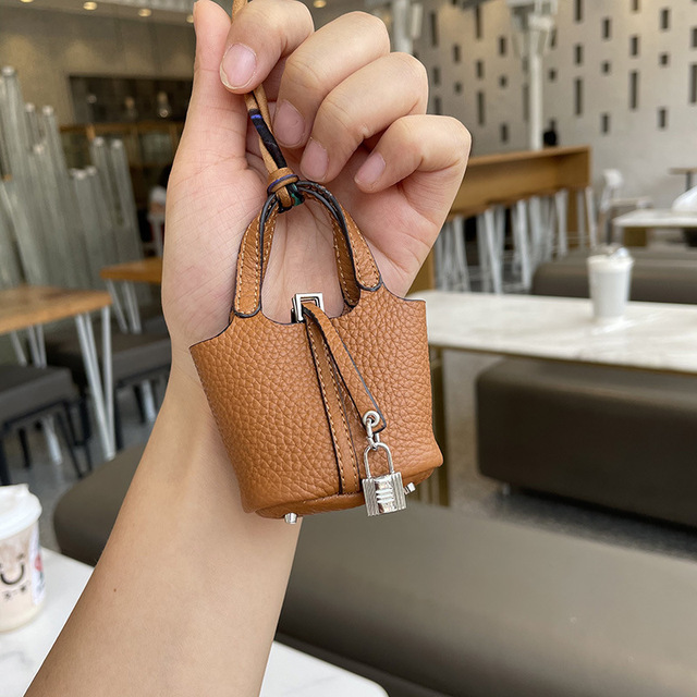 Luxury Designer Genuine Leather Bag Accessories Charms Handbag Pendant Genuine Leather Ladies Bag Divination Accessories Trinket Gifts