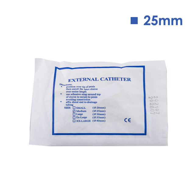 5pcs Male External Catheter Disposable Urine Collector Latex Urine Bag CE FDA