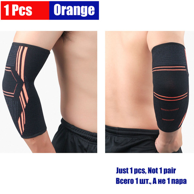 1PC Elbow Brace Fitness Compression Support Sleeve for Tendonitis, Tennis Elbow, Golf Elbow Therapy, Reduce Joint Pain