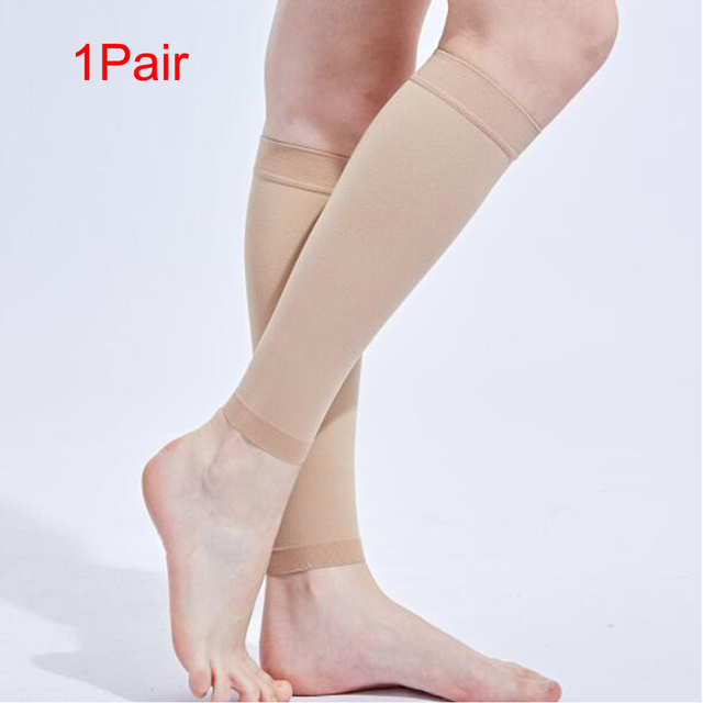 1 Pair Unisex Secondary Medical Compression Socks Medical Compression High Quality Knee Support Sleeve 30-40mmHg