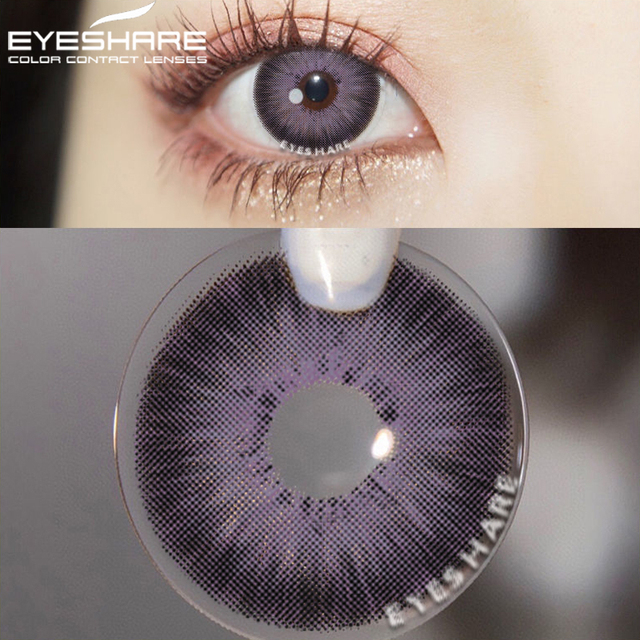 Eyeshire Eye Color Contact Lenses 1 Pair Natural Colored Lenses Yearly Cosmetic Lens Brown Cosmetic Lenses Contact Lens