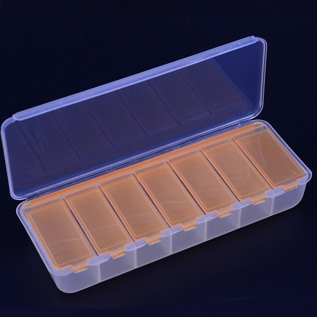 7 Day Pill Extra Large Pill Organizer Box for Travel Weekly Daily Medication Pack Medicine Organizer for Fish Oils Vitamins