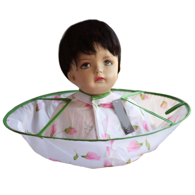 Baby Boys Hair Cutting Abaya Hair Styling Barber Apron For Baby Girls Boys Hair Cutting Cloak Head Protection Umbrella