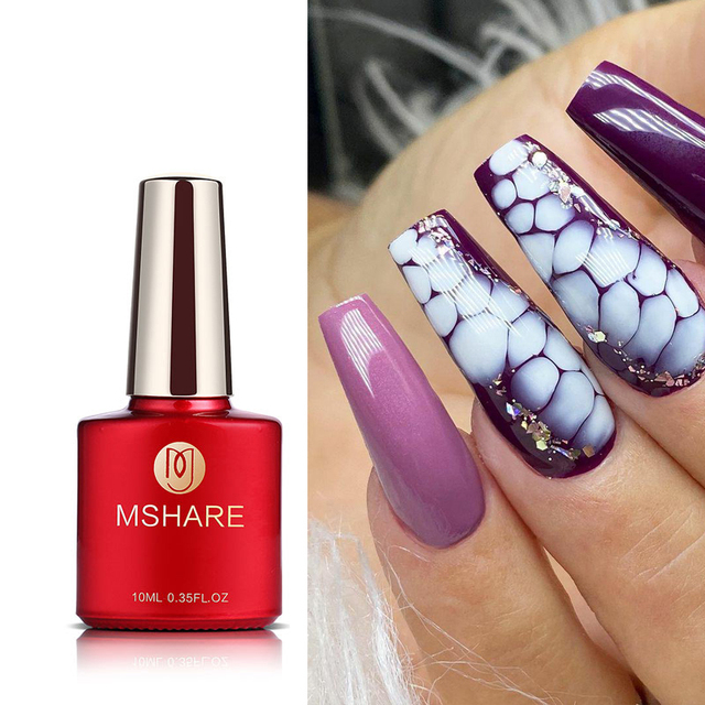 MSHARE Blooming Gel Nail Polish Marble Nail Blossom 30ml/10ml