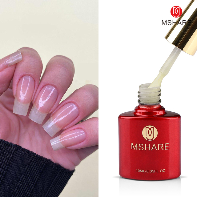 MSHARE Natural Looking Builder Gel Nail Extensions 10ml