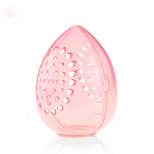 Mold Proof Puff Drying Holder Easy to Carry Sponge Display Storage Cosmetic Puff Holder Egg Shape Box Makeup Accessories