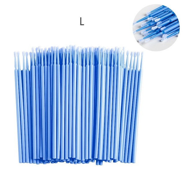 100pcs/bag Disposable Eyelashes Extension Brush Individual Lash Removal Swab Micro Brush For Eyelashes Extension Tools