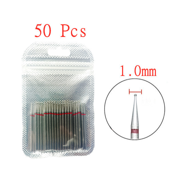 50pcs/set Nail Drill Bit Set Cutter Dental Diamond Grinding Polish Burs Dental Lab Polisher 2.35mm Shank Nail Tools