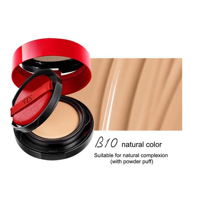 2 in 1 Air Cushion Makeup Pressed Powder Foundation Set Double Layer Whitening BB CC Cream Long Lasting Oil Control Face Makeup