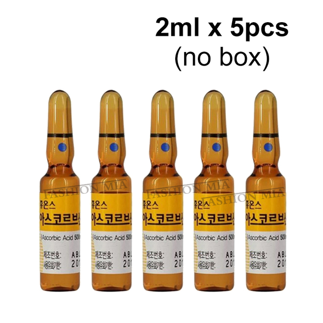 Korea Original Vitamin C Hyaluronic Acid Anti Aging Freckle Skin Whitening Serum Ampoule For Mesotherapy Dr Pen Microneedle Treatment