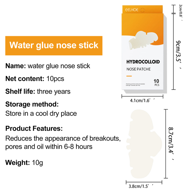 Blackhead Remover Mask Bamboo Charcoal Nose Sticker Cleaner Nose Pore Strip Deep Clean With Acne Needle Face Cleaning Tool