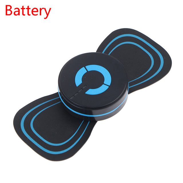 Portable Neck Massager Mini Electric Comfortable Intelligent Massage Cervical Meridian Stickers Massager Muscle Pain Relief