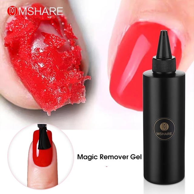 MSHARE 500ml Nail Cuticle Remover Gel Softener Oil Liquid for Dead Skin Nails Manicure Treatments Nail Care