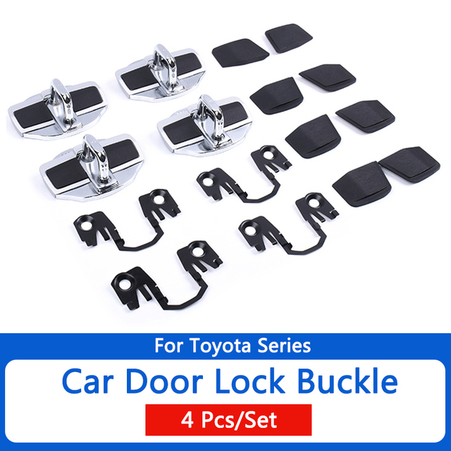 TAJIAN 4pcs stainless steel car door lock buckle cover high quality car accessories new for sale fit for Toyota/Lexus series