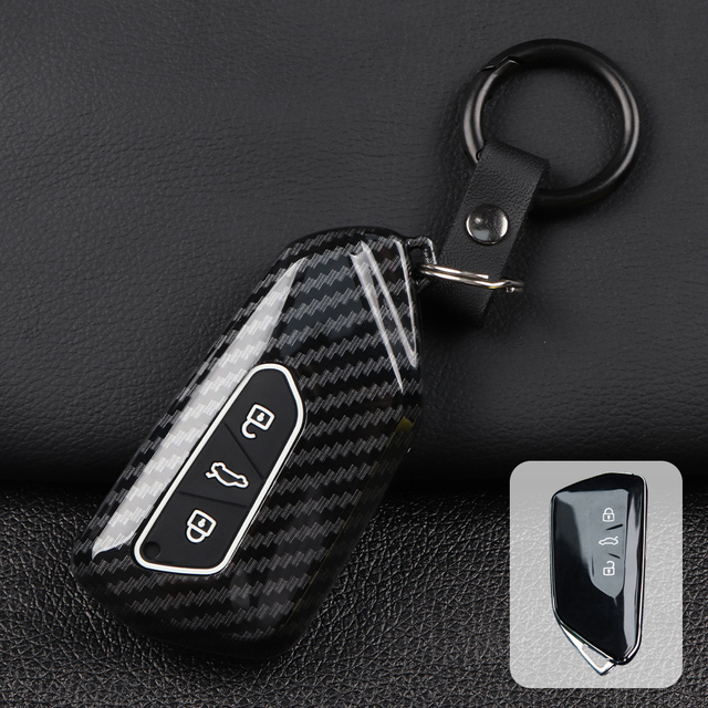 Car Key Cover Protector For Volkswagen VW Golf 8 MK8 ID.3 ID.4 For Skoda Octavia A8 Seat Leon MK4 Cupra Formentor Tarraco Accessories