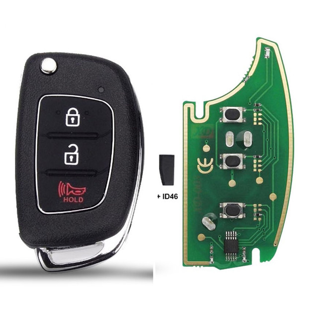 jingyuqin 3B 433Mhz With ID46 Car Key Control Board For Hyundai Solaris Accent Tucson L10 L20 L30 Kia Rio Ceed