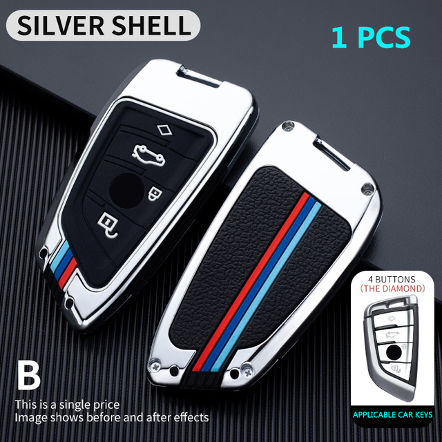 Zinc Alloy Car Key Case Cover Shell Protector for BMW X1 X3 X4 X5 F15 X6 F16 G30 7 Series G11 F48 F39 520 525 f30 118i 218i 320i