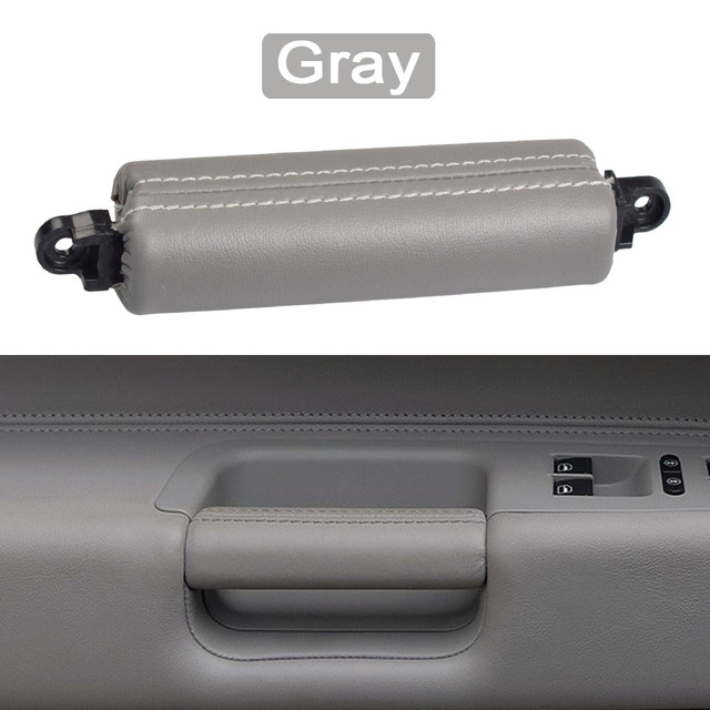 LHD RHD Quality Interior Driver Door Pull Handle Leather Replacement For VW Volkswagen Touareg 2003-2010