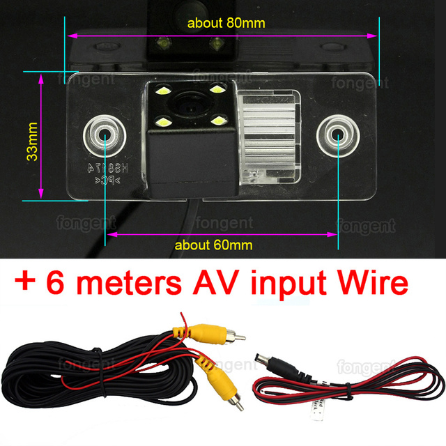 Car Reversing Camera For Volkswagen Tiguan Santana Touareg polo passat golf scirocco jetta bora mk4 2010 2009 2008 2007 2006 2005