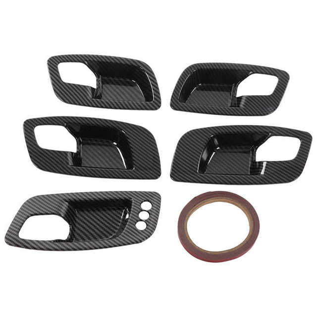 Interior Door Handle Bowl Cover ABS Interior Door Handle Bowl Cover Trim For Car Replacement For Dodge Charger 2011-2021