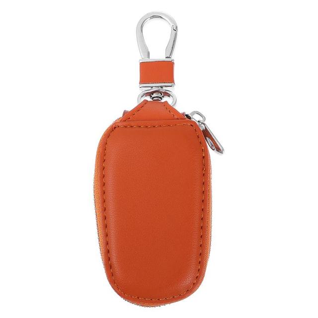 1pc Durable Car Key Bag Fashion Vehicle Key Pouch Portable Car Key Bag Key Cover Key Holder Auto Accessories