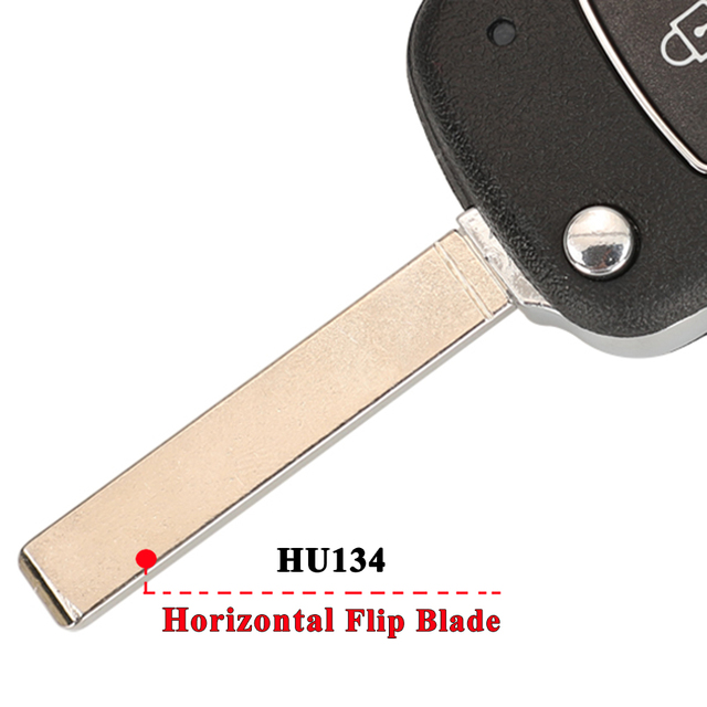 jingyuqin Horizontal Flip Remote Car Key Shell For Hyundai Solaris Creta Ix25 Kona Tucson Sonata I40 Elantra Ix35 I20 Ix45 2019