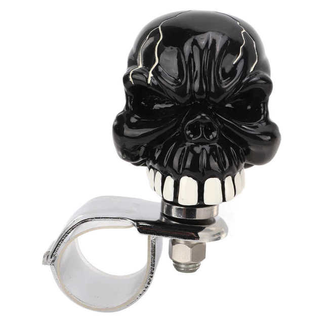 Steering Wheel Suicide Knob Skull Shape Car Steering Wheel Steering Wheel Spinner for Boats for Trucks