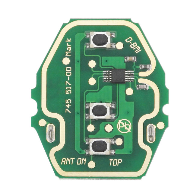 jingyuqin Remote Car Circuit Board Switch ASK 315/433MHz ID46 PCF7953 For BMW E38 E39 E46 EWS System 3 Buttons