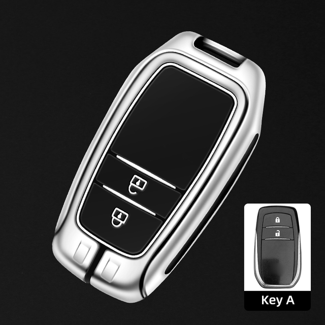 Car Key Case Cover Shell Bag For Toyota 86 Camry Corolla Crown Highlander Rav4 Alphard Villanza Yaris Sienna Prado Harrier