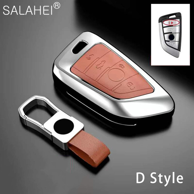 Zinc Alloy Car Key Case Cover For BMW X1 X3 X4 X5 F15 X6 F16 G30 7 Series G11 F48 F39 520 525 G20 118i 218i 320i Car Accessories