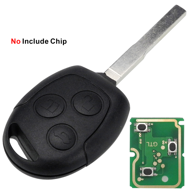 jingyuqin 3 Buttons Remote Car Key 315/433Mhz For Ford Focus Fiesta Fusion C-Max Mondeo Galaxy C-Max S-Max ID60 4D63 Chip
