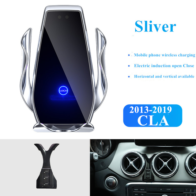 For Mercedes-Benz Car Phone Kickstand Holder Wireless Charger 360 Navigation Bracket Support GPS CLA CLS GLA GLB GLC GLE GLS Vito