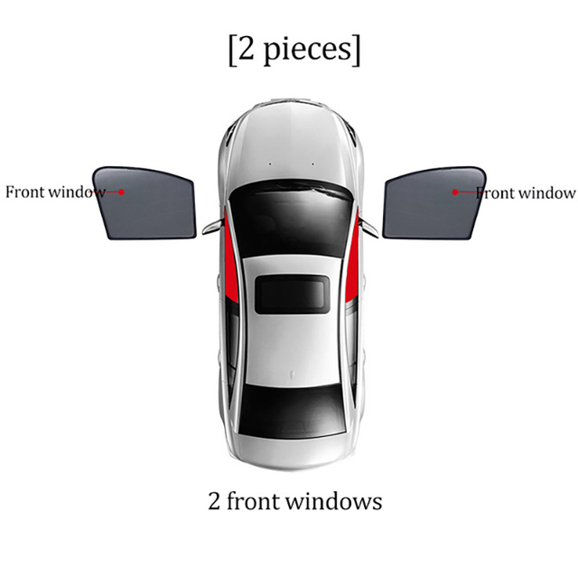 For Subaru XV 2018 2019 2020 2021 2022 Magnetic Car Sunshade Front Windshield Mesh Frame Curtain Child Rear Side Window Sun Shade