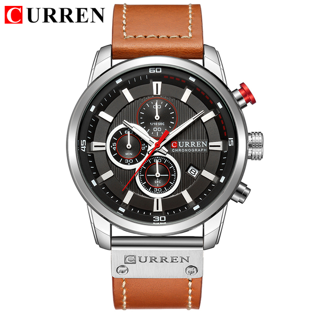 CURREN Fashion Date Quartz Men Watches Luxury Brand Male Chronograph Watch Sport Mens Wrist Watch Hodinky Relogio Masculino