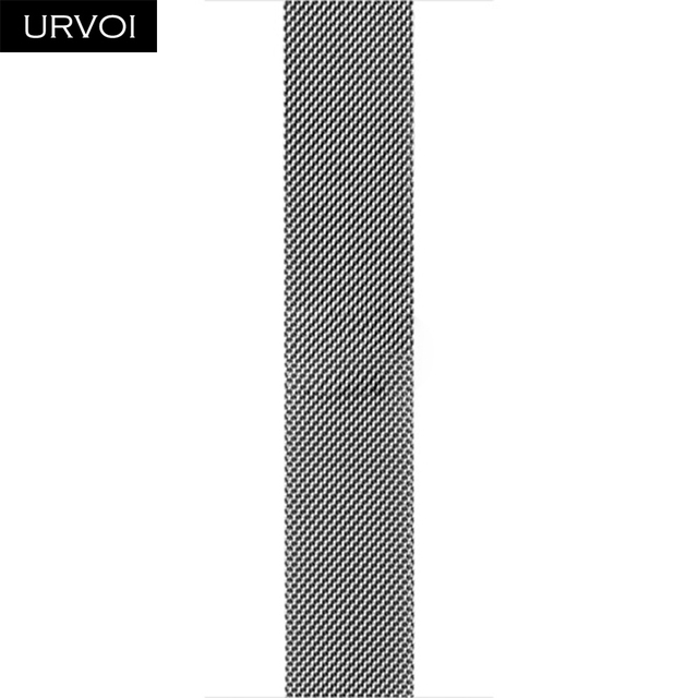 URVOI Mesh Strap for Apple Watch Series 7 6 SE 543 milanese Loop Band for iwatch Stainless Steel Colors Black Silver Blue 4145mm