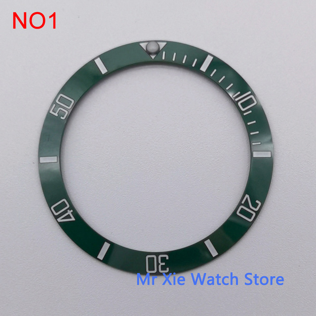 38mm watch strap high quality ceramic bezel insert for 40mm watch case accessories inner diameter 30.5mm