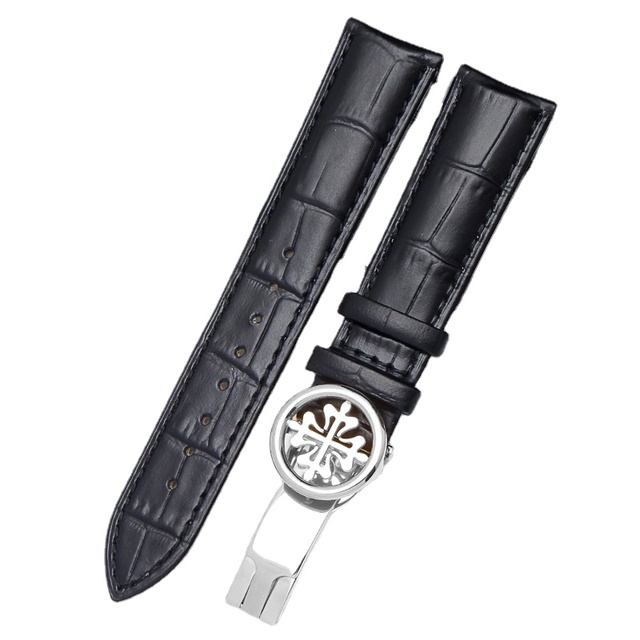 Leather Watch Strap For Patek Philippe Bomb 5167Ax Watch Crocodile Pattern Strap Butterfly Buckle Men And Women 19/20mm 22mm