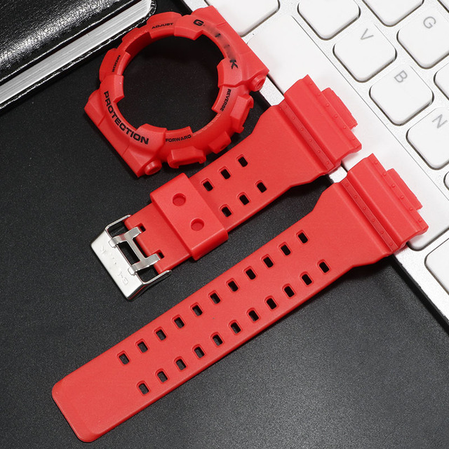 For G-SHOCK GA100 GA110 GA120 GD100 GD110 GD120 Watch Strap Watch Case Men Matte Wristwatch Sport Watch Silicone Case Strap