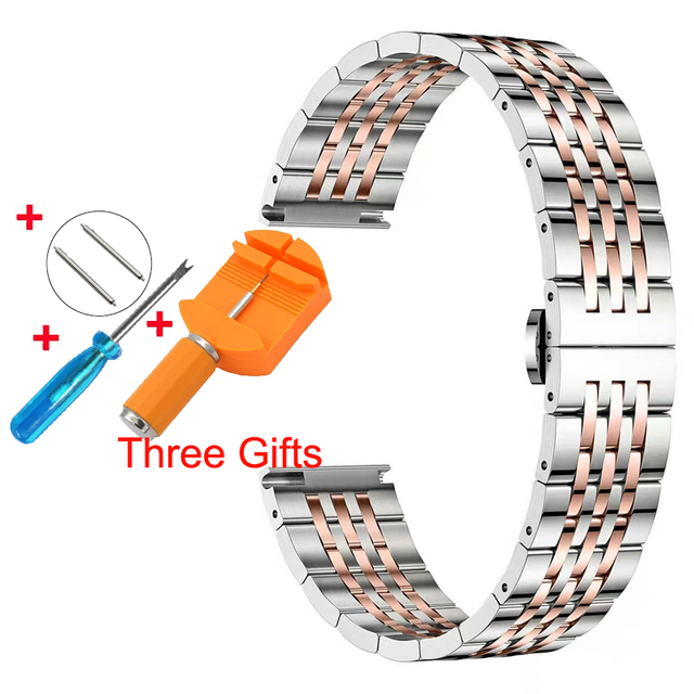 Top Quality 316L Stainless Steel Universal Watch Strap 10mm 12mm 14mm 16mm 18mm 20mm 22mm 24mm Watch Band for Smart Watch