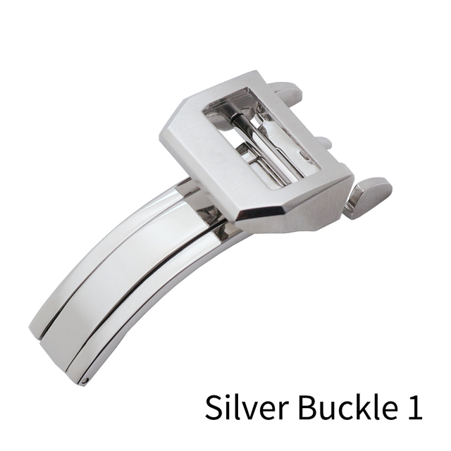 Stainless steel folding buckle, 18mm, for IWC Mark LE pet PRINCE Big PILOT Spitfire Timezon, Portuguese strap