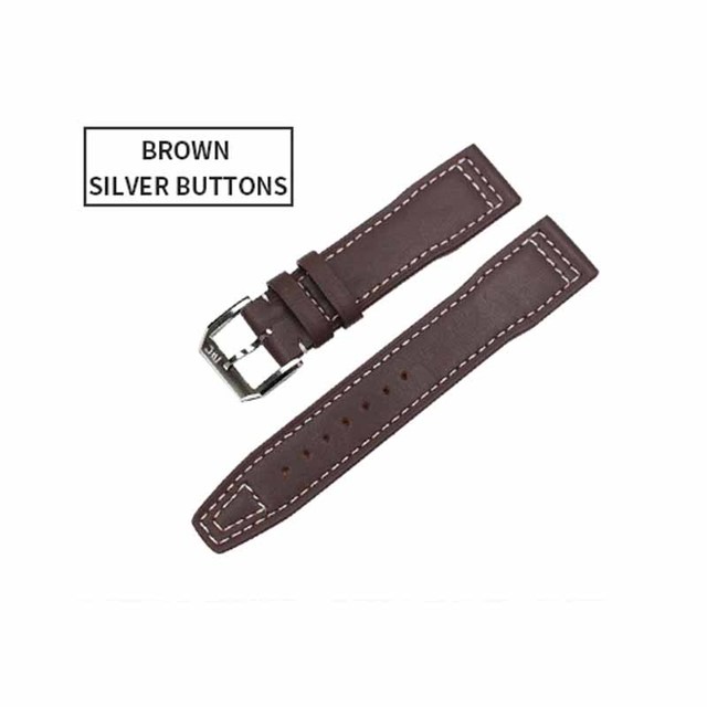 Genuine Leather Strap 20mm 21mm Replacement Watch Band Suitable for IWC Pilot Mark XVIII IW327004/377714 Watch Strap Bracelet