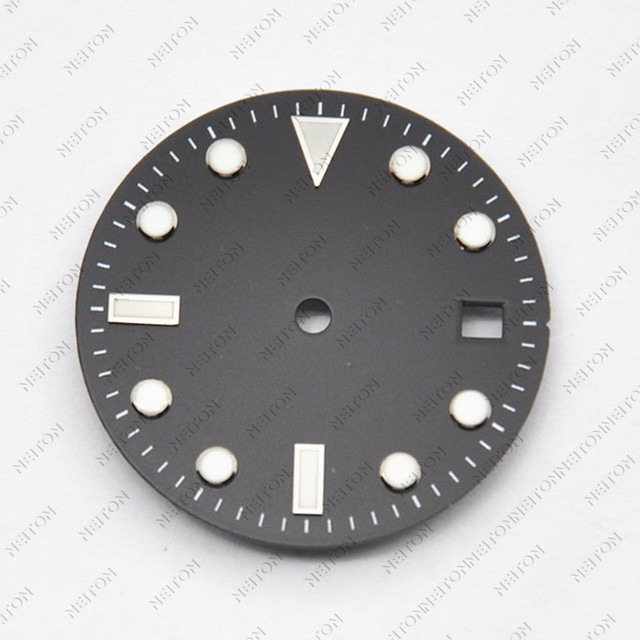 Niton 28.5mm Luminous Sterile Dial Watch Fit NH35 ETA 2824 2836 Miyota 8215 821A Mingzhu DG 2813 3804 Seagull 1612 Movement