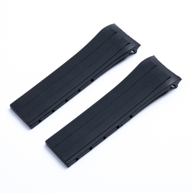 22mm Soft Silicone Rubber Watch Band Ocean Star Caliber 80 Folding Slider Buckle Watchband For Mido Strap Chain Accessories