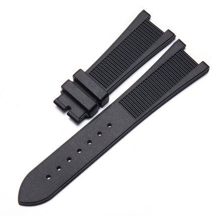 High Quality 25mm Rubber Silicone Watch Strap for Patek PP 5711/5712G Nautilus Wristband Men Women Dedicated Prong Bracelet