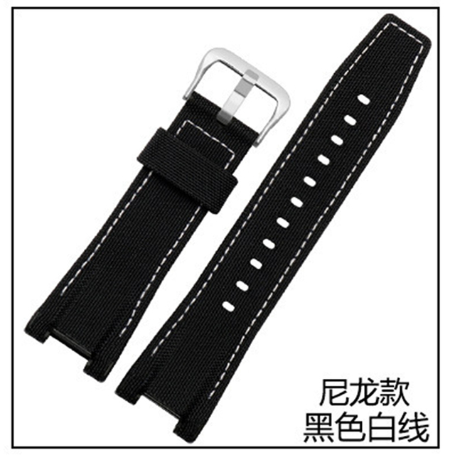 Watch Band Nylon Strap for Casio G-SHOCK MTG-B1000 D-B1000B-1A Wristband Genuine Leather Bracelet Man 26*14mm