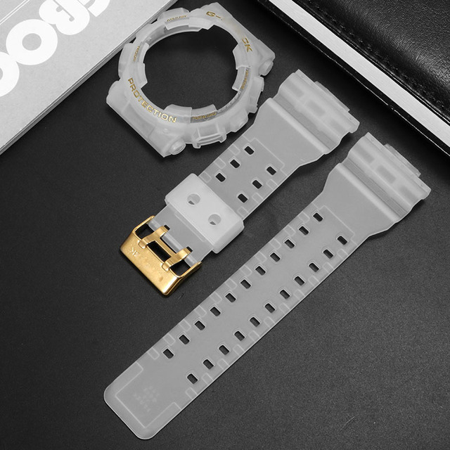 Men's silicone watch case, transparent insert, resin GD 120 GA 100 GA 110 GA 100C